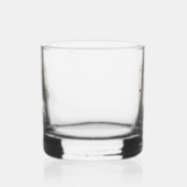 Eleganter Mit Monogramm Name Personalisiert Whiskyglas (Rechts)