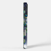 Eleganter Mit Monogramm Pfau Case-Mate iPhone Hülle (Rückseite / Rechts)