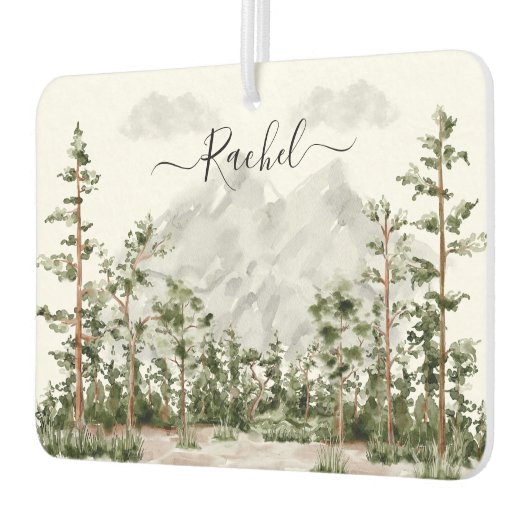 Eleganter Mit Monogramm Wasserpark Autolufterfrischer (Links)