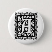 Eleganter mittelalterlicher belichtetes button (Vorderseite)