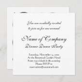 Eleganter mittelalterlicher Grüner Brief W Monogra Einladung (Vorne/Hinten)