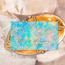 Eleganter Modern Gold Opal Stone