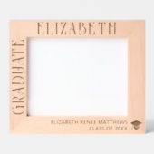 Eleganter moderner 10x8L Abschluss Picture Geätzte Rahmen (Vorderseite)