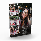 Eleganter moderner Abschluss 4 Fotoblock (Links)