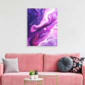 Eleganter moderner Abstrakter, akryllischer Druckd Leinwanddruck (Insitu (Wohnzimmer))