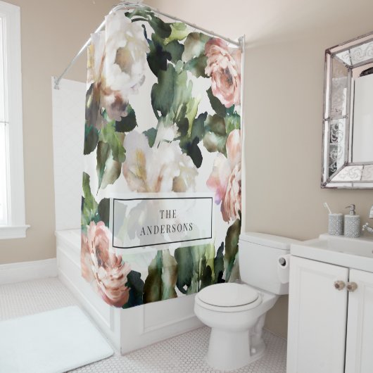 Eleganter, moderner Acrylmaler mit mährenhaftem Gi Duschvorhang (Beispiel)