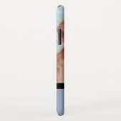 Eleganter moderner Beagle mit Monogrammname Case-Mate iPhone Hülle (Hinten/Rechts)