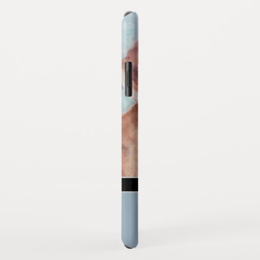 Eleganter moderner Beagle mit Monogrammname Case-Mate iPhone Hülle (Hinten/Rechts)