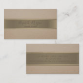 Eleganter moderner Beruflich, einfach, Streifen Visitenkarte (Vorne/Hinten)