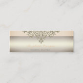 Eleganter, moderner Beruflicher Charme, Spitzen Mini Visitenkarte (Vorderseite)