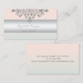 Eleganter, moderner Beruflicher Charme, Spitzen Visitenkarte (Vorne/Hinten)