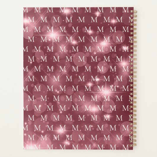 Eleganter moderner Beruflicher Frauenplaner Planer (Rückseite)