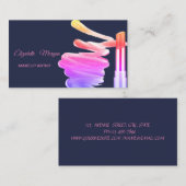 Eleganter moderner Beruflicher Lipstick Visitenkarte (Vorne/Hinten)