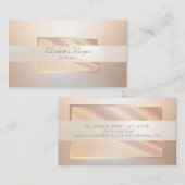 Eleganter, moderner Beruflicher Rahmen, Streifen Visitenkarte (Vorne/Hinten)