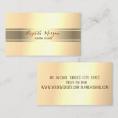 Eleganter, moderner Beruflicher Streifen Visitenkarte (Vorne/Hinten)