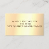 Eleganter, moderner Beruflicher Streifen Visitenkarte (Rückseite)