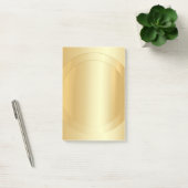 Eleganter moderner Blank Template Trendy Gold Look Post-it Klebezettel (Büro)
