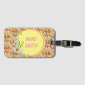 Eleganter moderner Blumenbeutel Gepäckanhänger (Vorderseite (Horizontal))