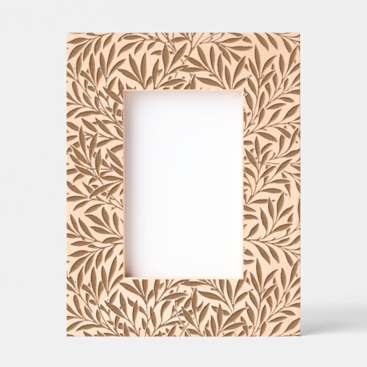 Eleganter, moderner, blumengeätzter Bilderrahmen Geätzte Rahmen (Vorderseite)