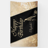 Eleganter moderner Bokeh,leuchtend,Blume High Heel Banner (Vertikal)