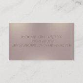 Eleganter moderner Chic Anspruchsvoll gestreift Visitenkarte (Rückseite)