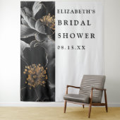 Eleganter, moderner Chic Foto Stand Wandteppich (Beispiel)