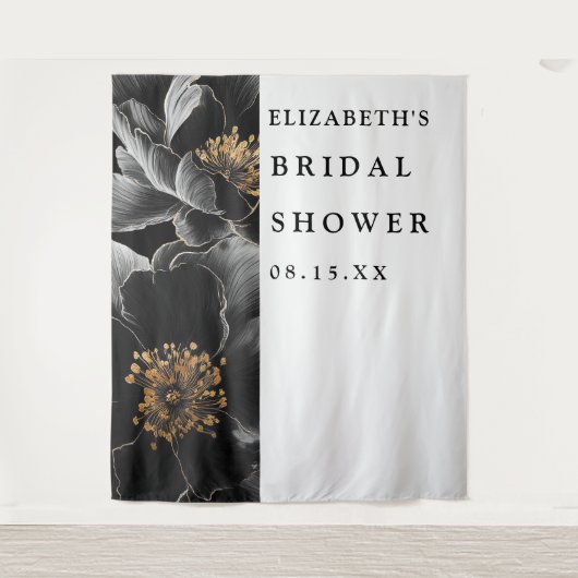 Eleganter, moderner Chic Foto Stand Wandteppich (Vorderseite)