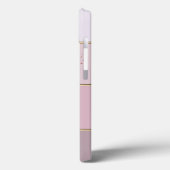 Eleganter, moderner Chic gestreift, Lashes Case-Mate iPhone Hülle (Rückseite / Links)