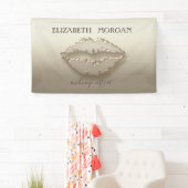 Eleganter moderner Chic glamourös, leuchtend, Lipp Banner (Insitu)