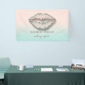 Eleganter moderner Chic, Lippen Banner (Messeveranstaltung)