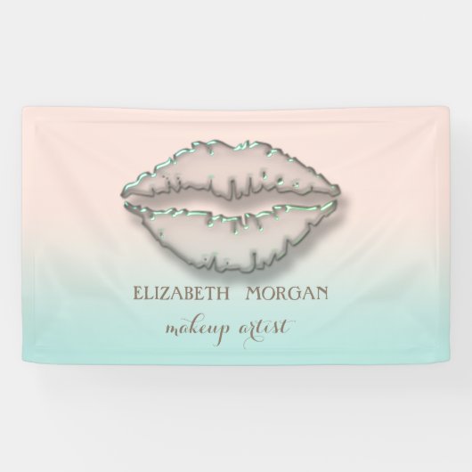 Eleganter moderner Chic, Lippen Banner (Horizontal)