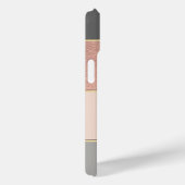 Eleganter, moderner Cool gestreift Case-Mate iPhone Hülle (Rückseite / Rechts)