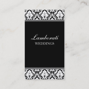 Eleganter moderner Damast-stilvolles mit Visitenkarte