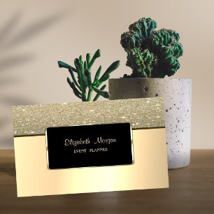 Eleganter, moderner Designerstil,Imitate Gold Glit Visitenkarte