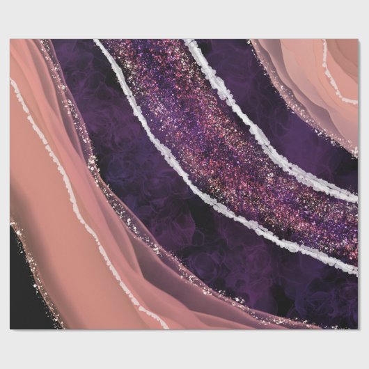 Eleganter moderner Edelstein Geschenkpapier (Flach)