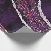 Eleganter moderner Edelstein Geschenkpapier (Ecke)