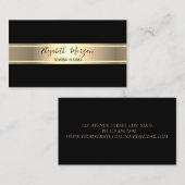 Eleganter, moderner, einfacher, Minimalistischer S Visitenkarte (Vorne/Hinten)