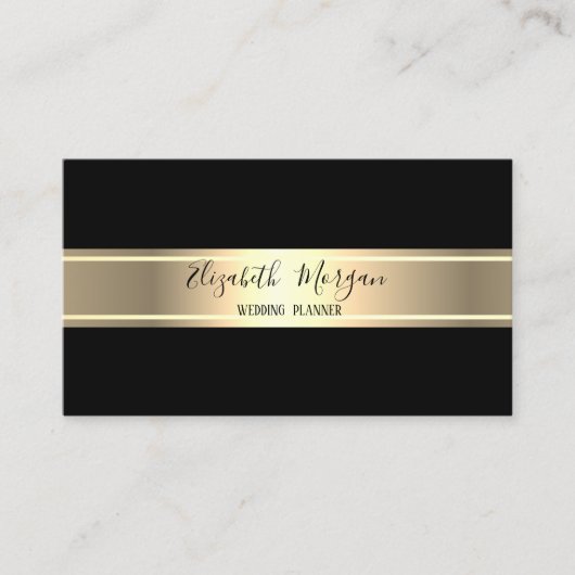 Eleganter, moderner, einfacher, Minimalistischer S Visitenkarte (Vorderseite)