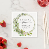 Eleganter, moderner Eukalyptus Serviette (Beispiel)