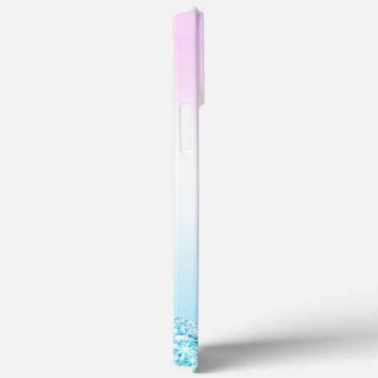 Eleganter Moderner, farbenfroher Gradient Glitzer Case-Mate iPhone Hülle (Rückseite / Rechts)