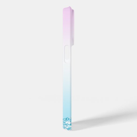 Eleganter Moderner, farbenfroher Gradient Glitzer Case-Mate iPhone Hülle (Rückseite / Rechts)