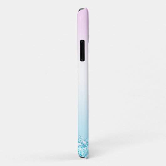 Eleganter Moderner, farbenfroher Gradient Glitzer Case-Mate iPhone Hülle (Hinten/Rechts)