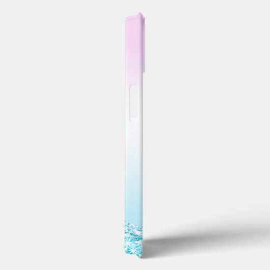 Eleganter Moderner, farbenfroher Gradient Glitzer Case-Mate iPhone Hülle (Rückseite / Rechts)