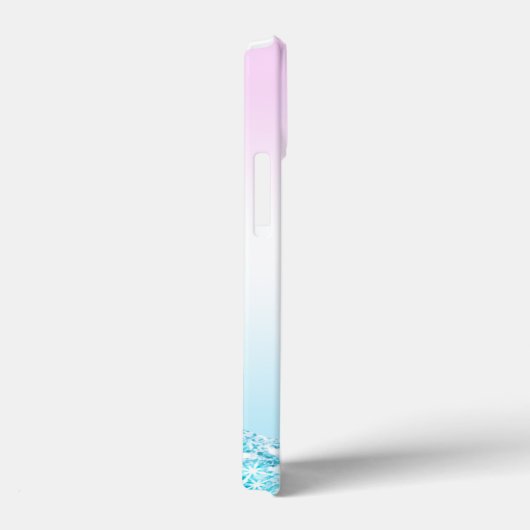 Eleganter Moderner, farbenfroher Gradient Glitzer Case-Mate iPhone Hülle (Rückseite / Rechts)