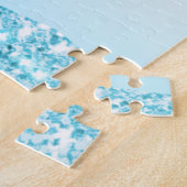 Eleganter Moderner, farbenfroher Gradient Glitzer Puzzle (Seite)