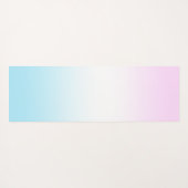 Eleganter Moderner, farbenfroher Gradient Glitzer  Yogamatte (Rückseite (Horizontal))