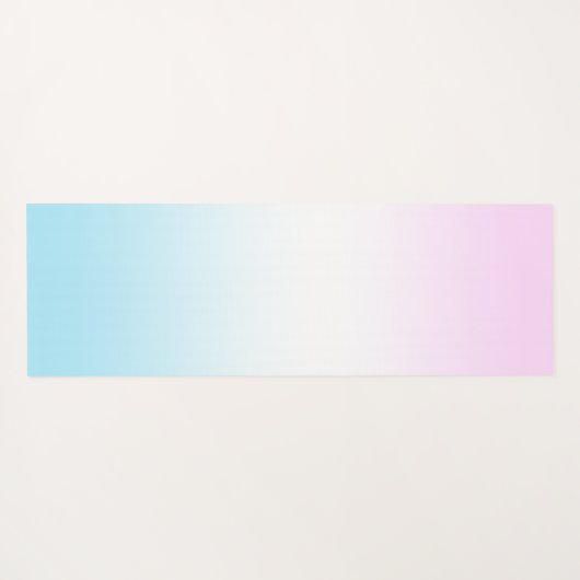 Eleganter Moderner, farbenfroher Gradient Glitzer Yogamatte (Rückseite (Horizontal))