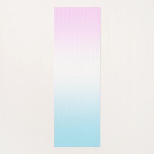 Eleganter Moderner, farbenfroher Gradient Glitzer  Yogamatte (Rückseite)