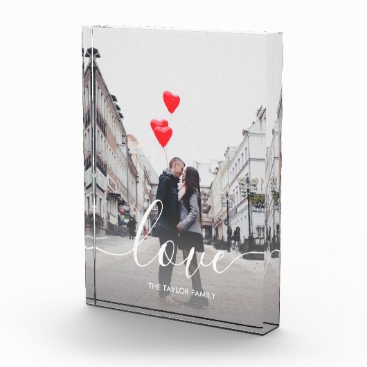 Eleganter, moderner Foto-Liebe-Text Fotoblock (Rechts)