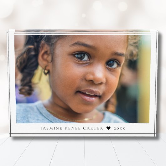 Eleganter moderner Fotoblock